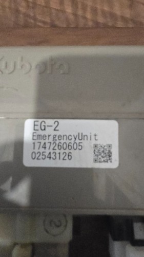 Genuine kubota emergency - eg-2,