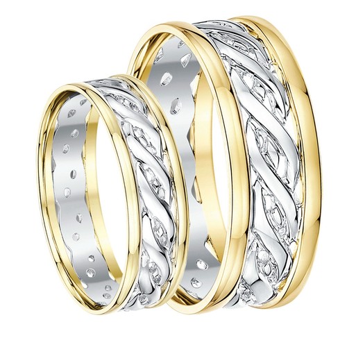 His hers 7mm - hers, 9ct
