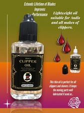 Clipper Oil, Blade Oil for Hair Clippers, Beard Trimmers and Shavers, Lubricati