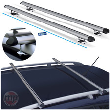 Streetwize Aluminium Car Roof Rack Rails Cross Bars to fit Renault Scenic 09-16