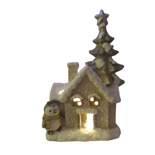 Light christmas house - light, up