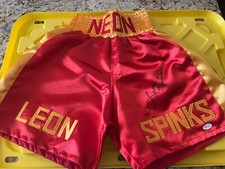 Leon Spinks SIGNED Autographed