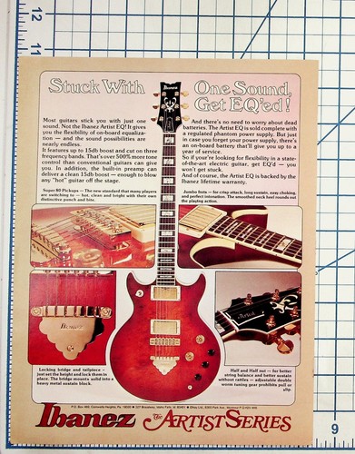 Vintage ibanez artist - ibanez, series