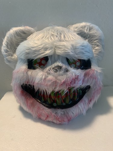White bloody teddy bear evil - bloody,