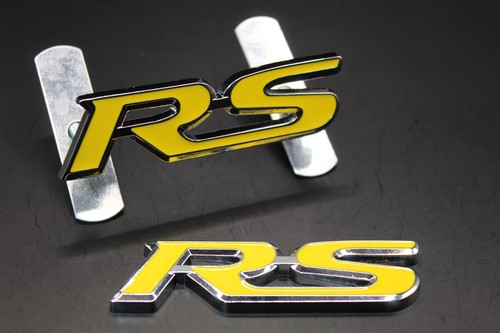Chrome yellow front grille - yellow,