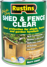 Shed & Fence Clear 5L - Advanced Wood Protector for Outdoor Structures