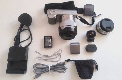 Sony alpha nex silver - alpha,
