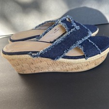 PELLE MODE Denim Frayed Blue