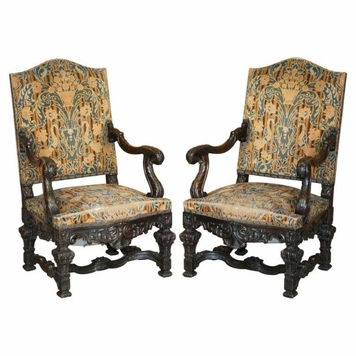 Stunning pair hand carved - stunning,
