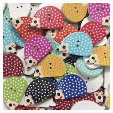 12, 24 or 48 Hedgehog Buttons