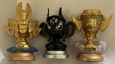 3x SKYLANDERS TROPHIES, Golden