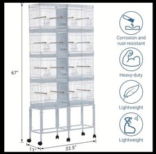 8 Breeding Cages Brand New for