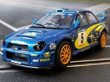 1:32 = Scalextric = Subaru Impreza Works #5 Burns & Reid 2001 RACC Model C2341