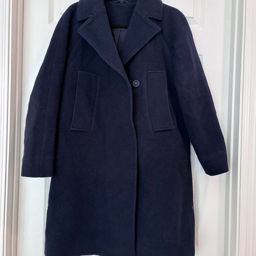 Cos dark blue pea coat - cos,