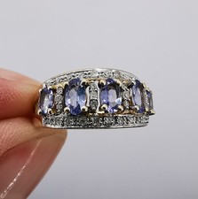 9ct Gold Tanzanite and Diamond