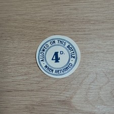 Vintage Bottle Deposit Paper