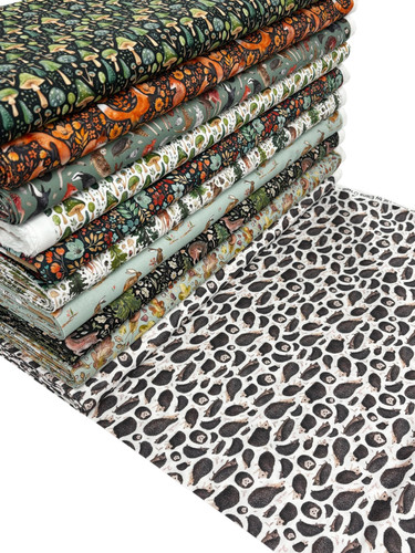 Woodland cotton fabric - cotton,