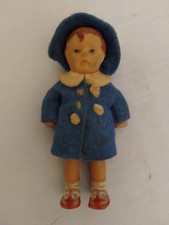 Vintage Mini Rubber Doll 8cm