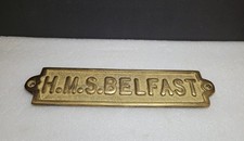 Vintage Brass H.M.S. Belfast
