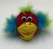 Teachers Pets Perky Multicoloured Bird 4”Bird Facts Book Zip Up Mouth Clip  Vgc