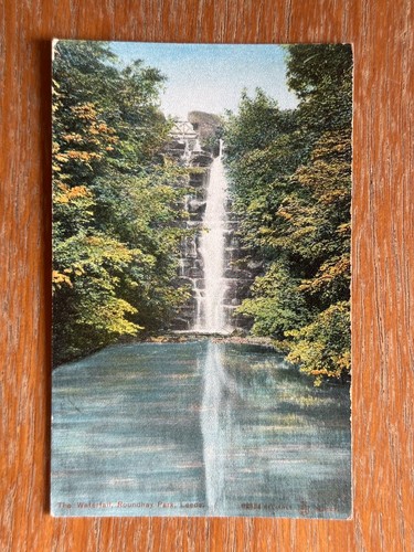 Antique postcard the - postcard, waterfall