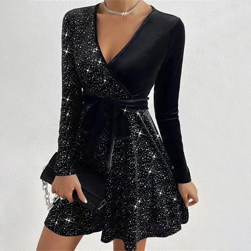 Womens neck glitter mini - womens,