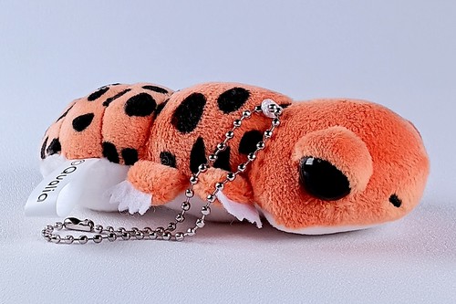 Leopard gecko plush keychain - leopard,