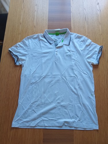 Boss white polo - boss, reg