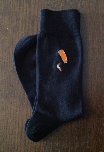Embroidered socks kitesurfing - embroidered,
