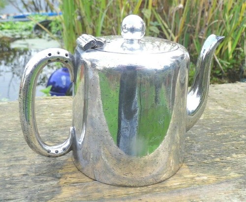 Art deco silver - silver, teapot