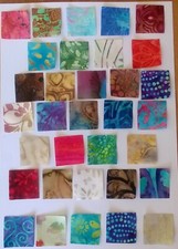 50 x 3.5cm Batik Squares
