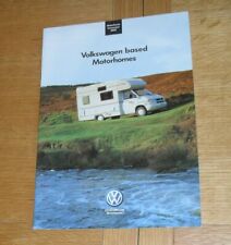 Volkswagen VW T4 Motor Caravan / Camper Brochure 2001 - Bilbo's Auto Sleepers