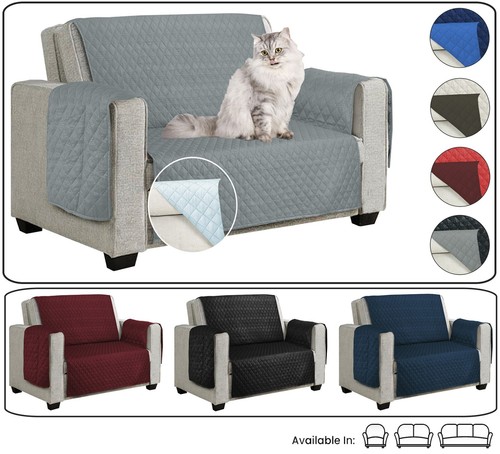 Quilted sofa slipcover - quilted,
