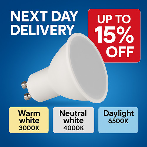 Gu10 led light bulb - light, 6w