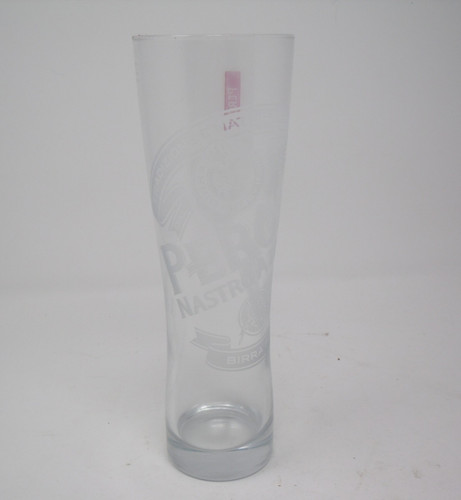 Peroni tall pint glass etched - pint,