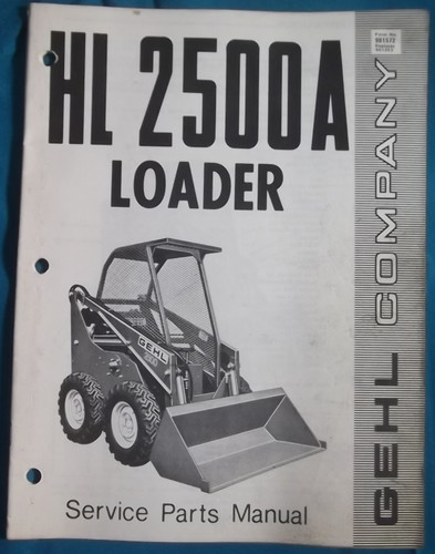 Gehl 2500a skid steer - hl-2500a,