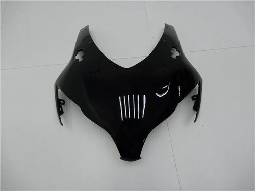 Black front headlight upper - black,
