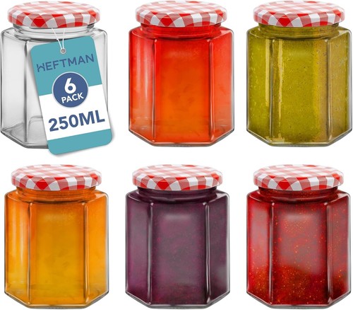 Small glass jars - small, with