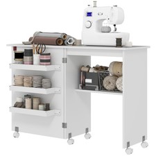 HOMCOM Folding Sewing Table