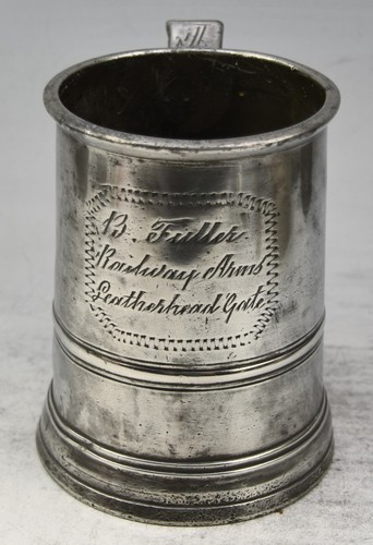 Fine antique pewter - fine, quart