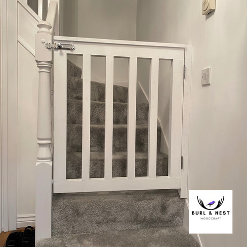 Bespoke wooden stair gate - bespoke,