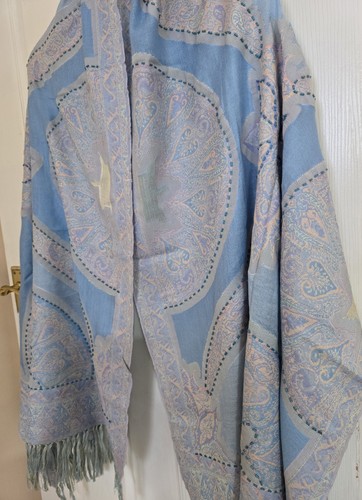 Pastel blue colour - blue, beaded