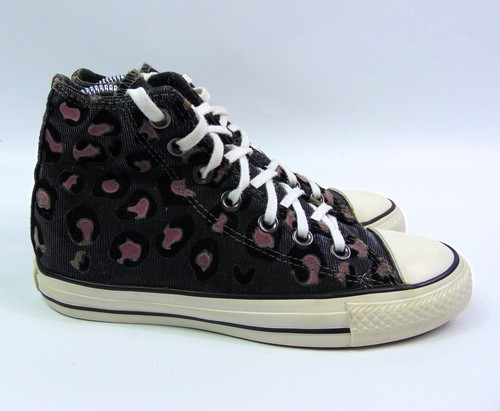 Converse pink leopard print - pink,
