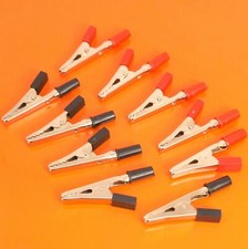 10 x Insulated Crocodile Clips