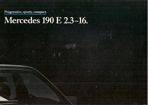 Mercedes benz 190e 16 - 190e, 2.3-16