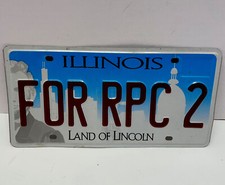 Illinois License Plate "FOR