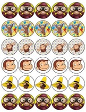 Curious George Edible Cupcake