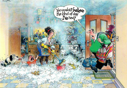 Birthday card golf - card, funny