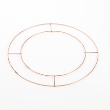 Flat Wire 8" Wreath Rings