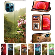Forest PU Leather Cell Phone